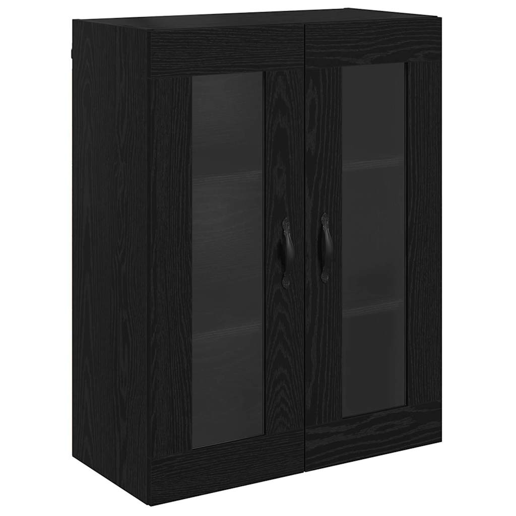 vidaXL Highboard Czarny Dąb 69,5 x 34 x 90 cm Materiał drewnopochodny