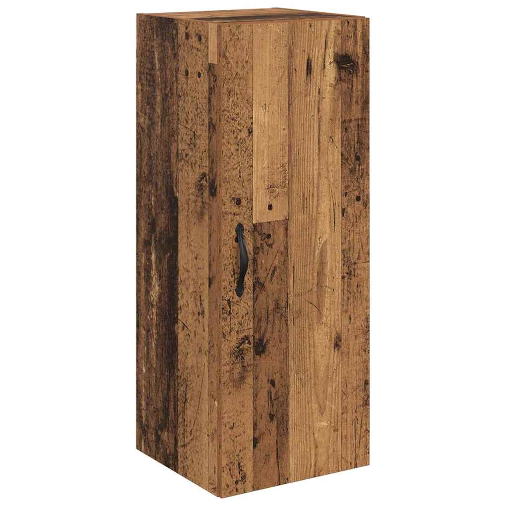 vidaXL Highboard z szufladą Stare drewno 34,5 x 34 x 90 cm