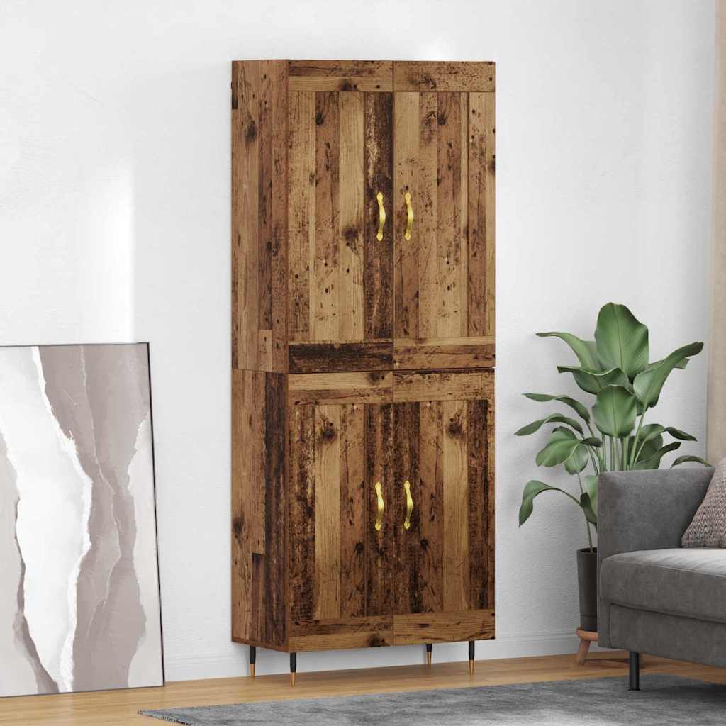 vidaXL Highboard Stare drewno 69,5 x 34 x 90 cm