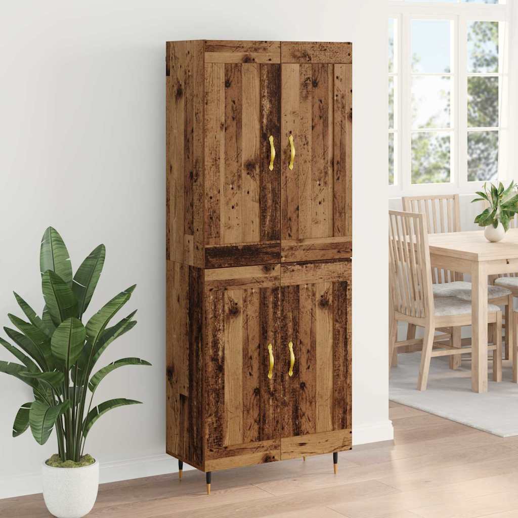 vidaXL Highboard Stare drewno 69,5 x 34 x 90 cm