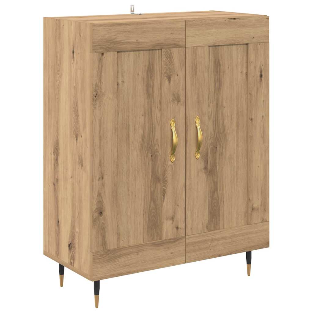 vidaXL Highboard Dąb rzemieślniczy 69,5 x 34 x 90 cm