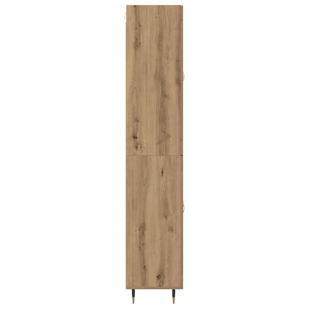 vidaXL Highboard Dąb rzemieślniczy 69,5 x 34 x 90 cm