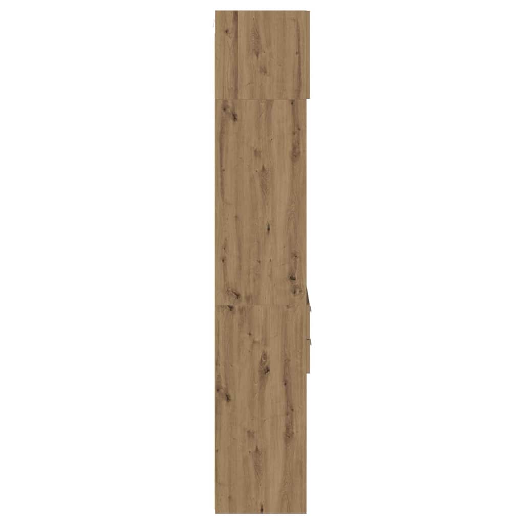 vidaXL Highboard z szufladą Dąb rzemieślniczy 50 x 42,5 x 225 cm