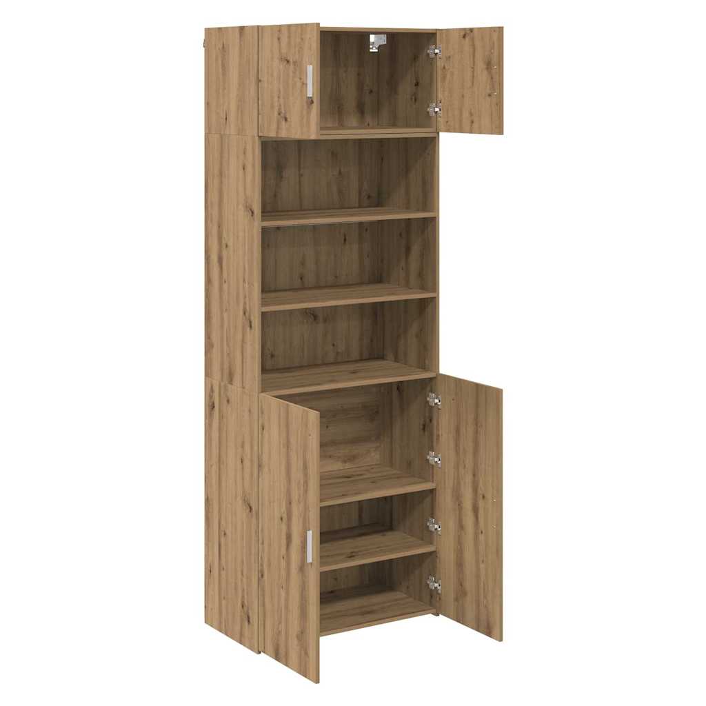 vidaXL Szafka do przechowywania Dąb rzemieślniczy 80 x 42,5 x 225 cm