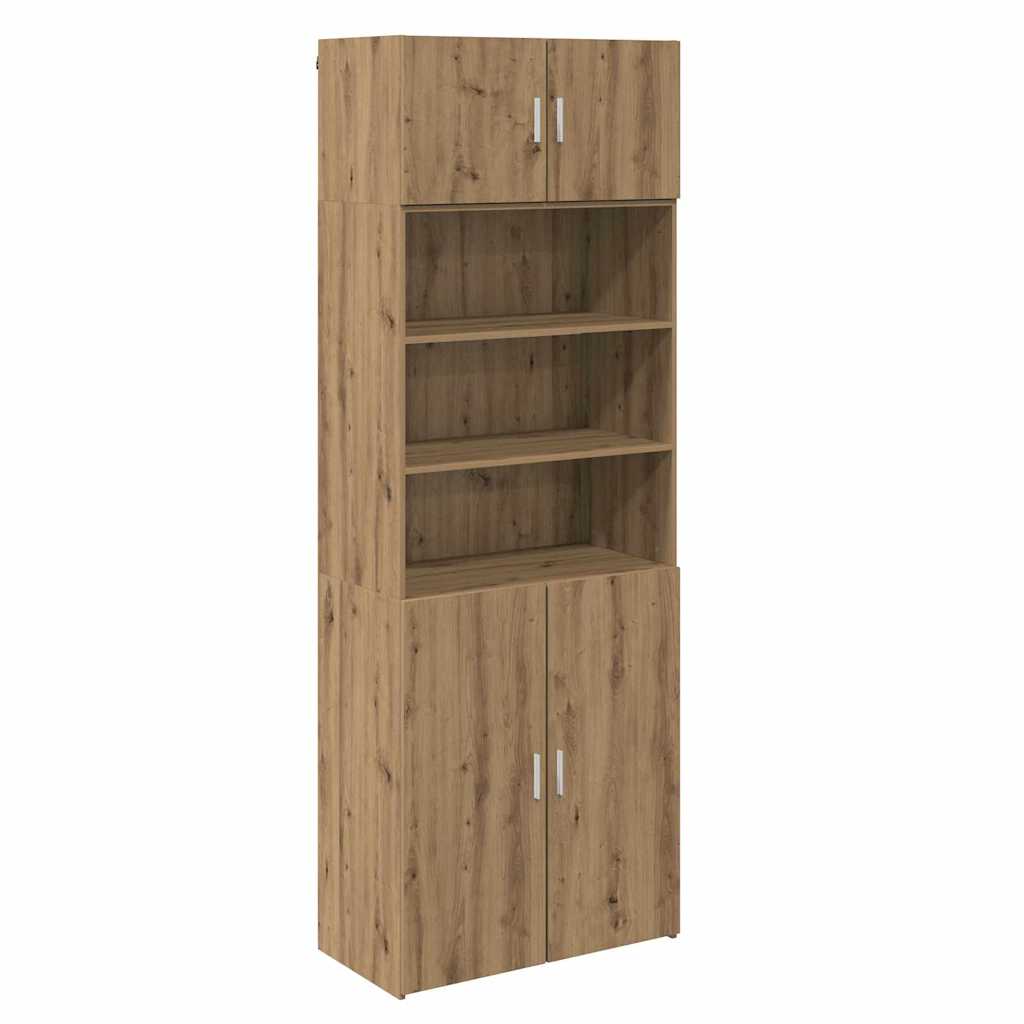 vidaXL Szafka do przechowywania Dąb rzemieślniczy 80 x 42,5 x 225 cm
