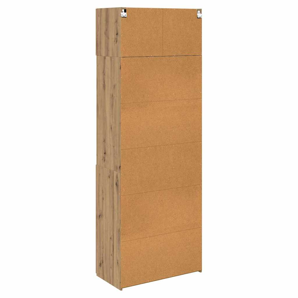 vidaXL Szafka do przechowywania Dąb rzemieślniczy 80 x 42,5 x 225 cm