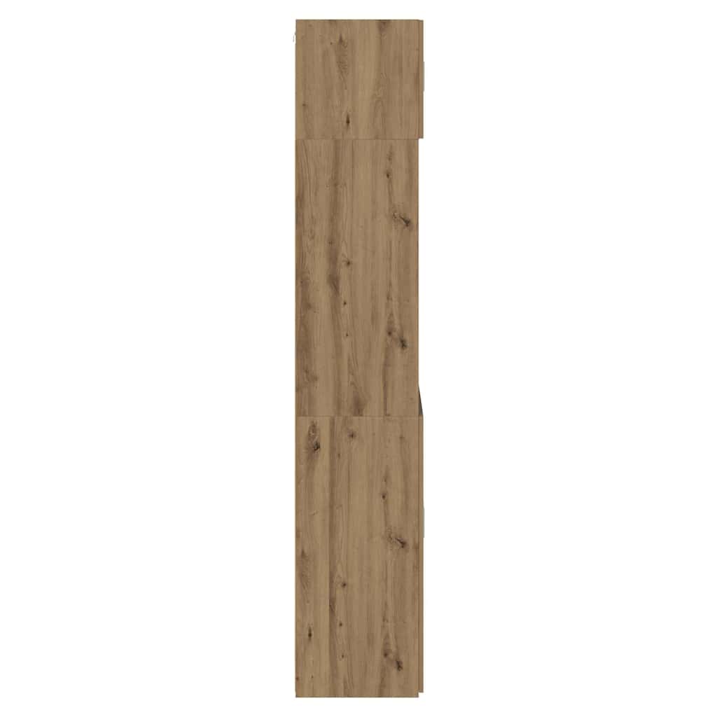 vidaXL Szafka do przechowywania Dąb rzemieślniczy 80 x 42,5 x 225 cm