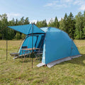 vidaXL Namiot tunelowy niebieski 361 x 235 x 147 cm