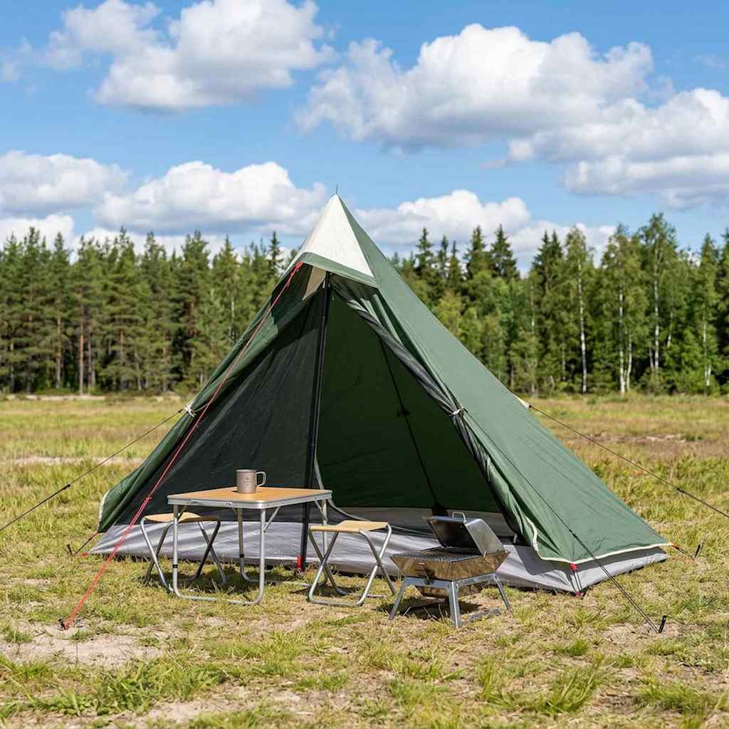 vidaXL Namiot Turystyczny zielony 222 x 85 x 125 cm