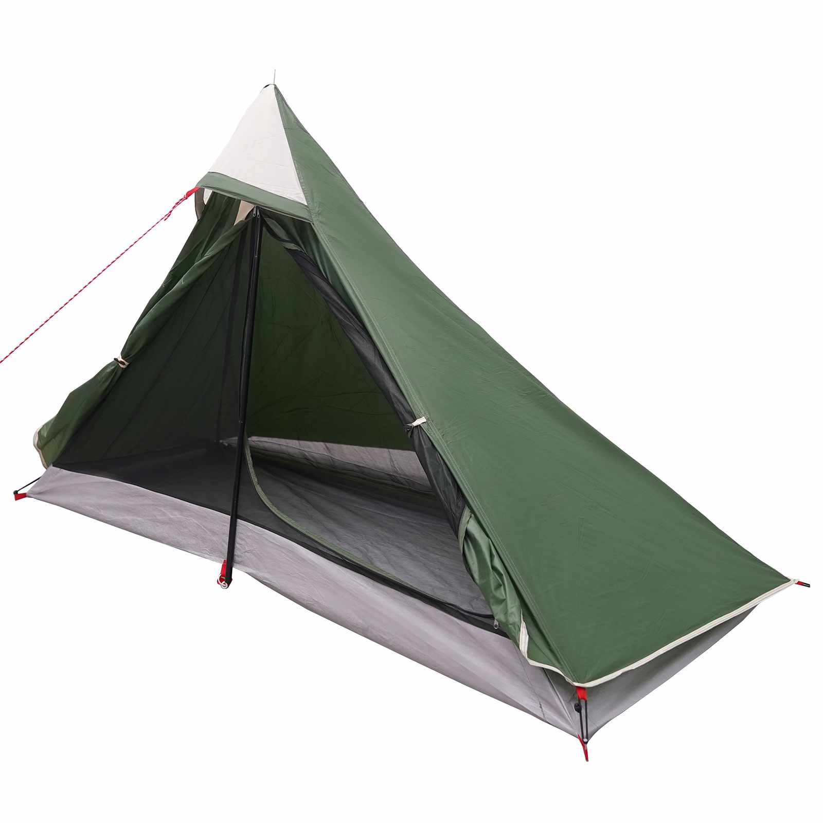 vidaXL Namiot Turystyczny zielony 222 x 85 x 125 cm