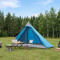 vidaXL Namiot Turystyczny niebieski 222 x 85 x 125 cm