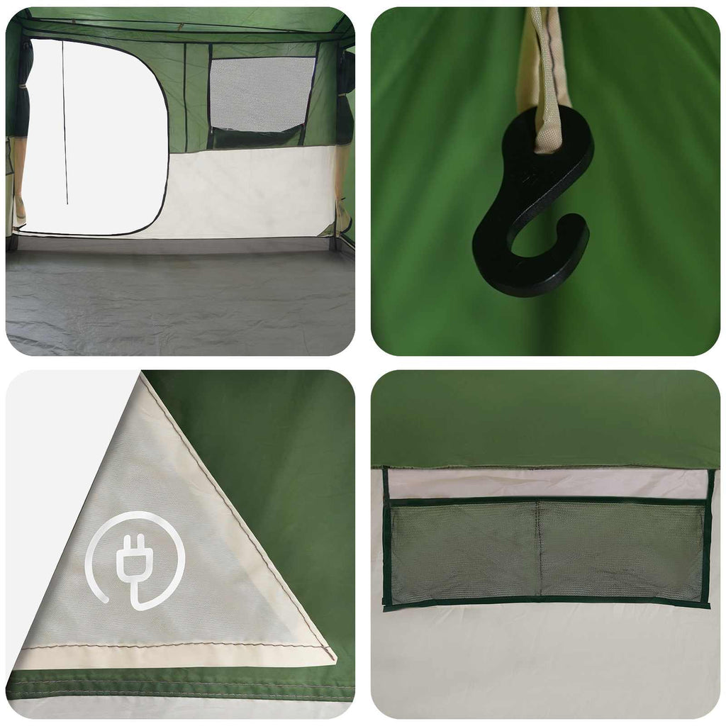 vidaXL Namiot tunelowy zielony 475 x 220 x 192 cm
