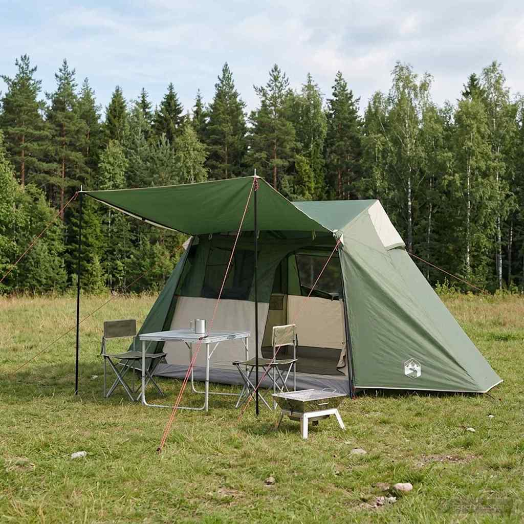 vidaXL Namiot tunelowy zielony 475 x 220 x 192 cm