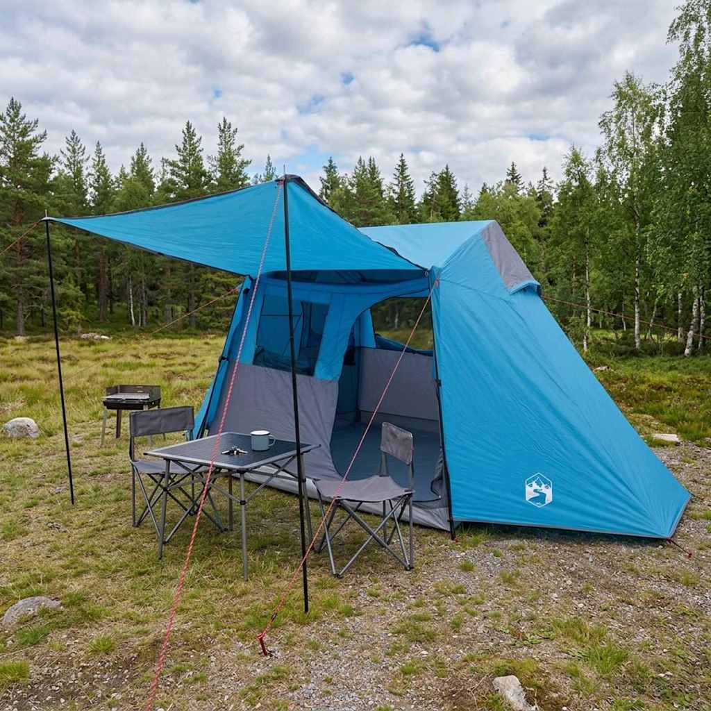 vidaXL Namiot tunelowy niebieski 475 x 220 x 192 cm