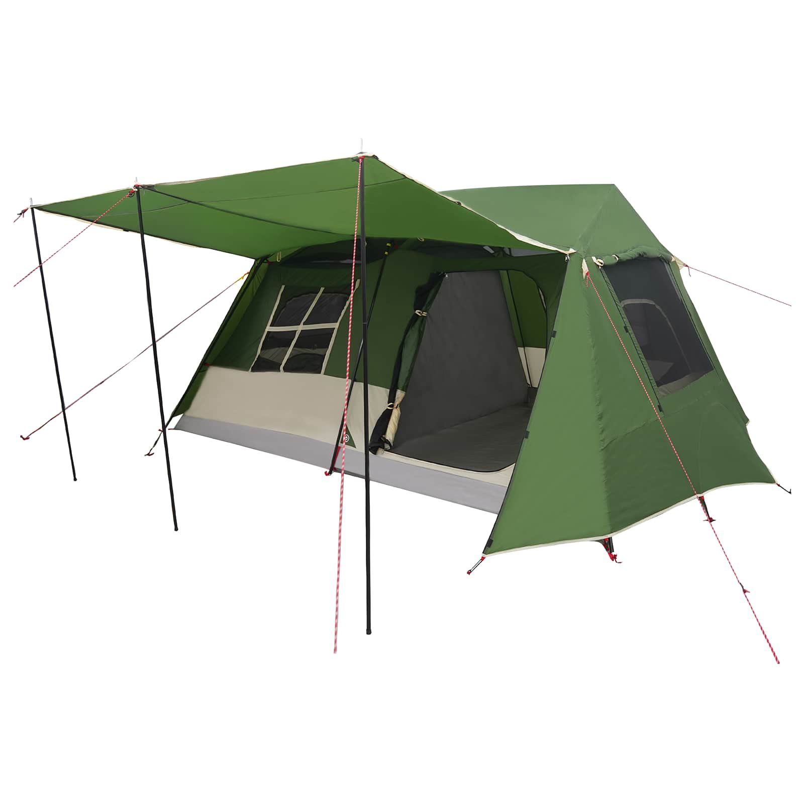 vidaXL Namiot tunelowy zielony 400 x 278 x 182 cm