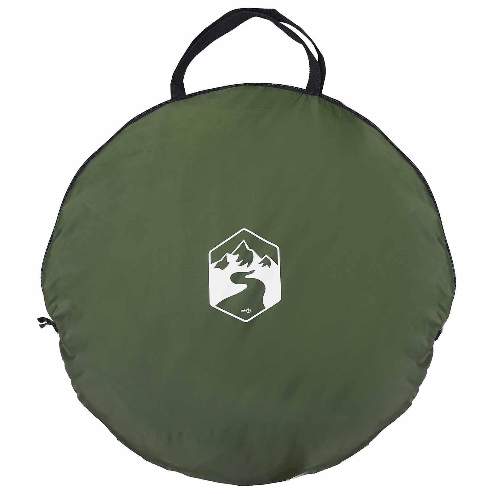 vidaXL Namiot Toaletowy z Wieszakiem zielony 97 x 126 cm