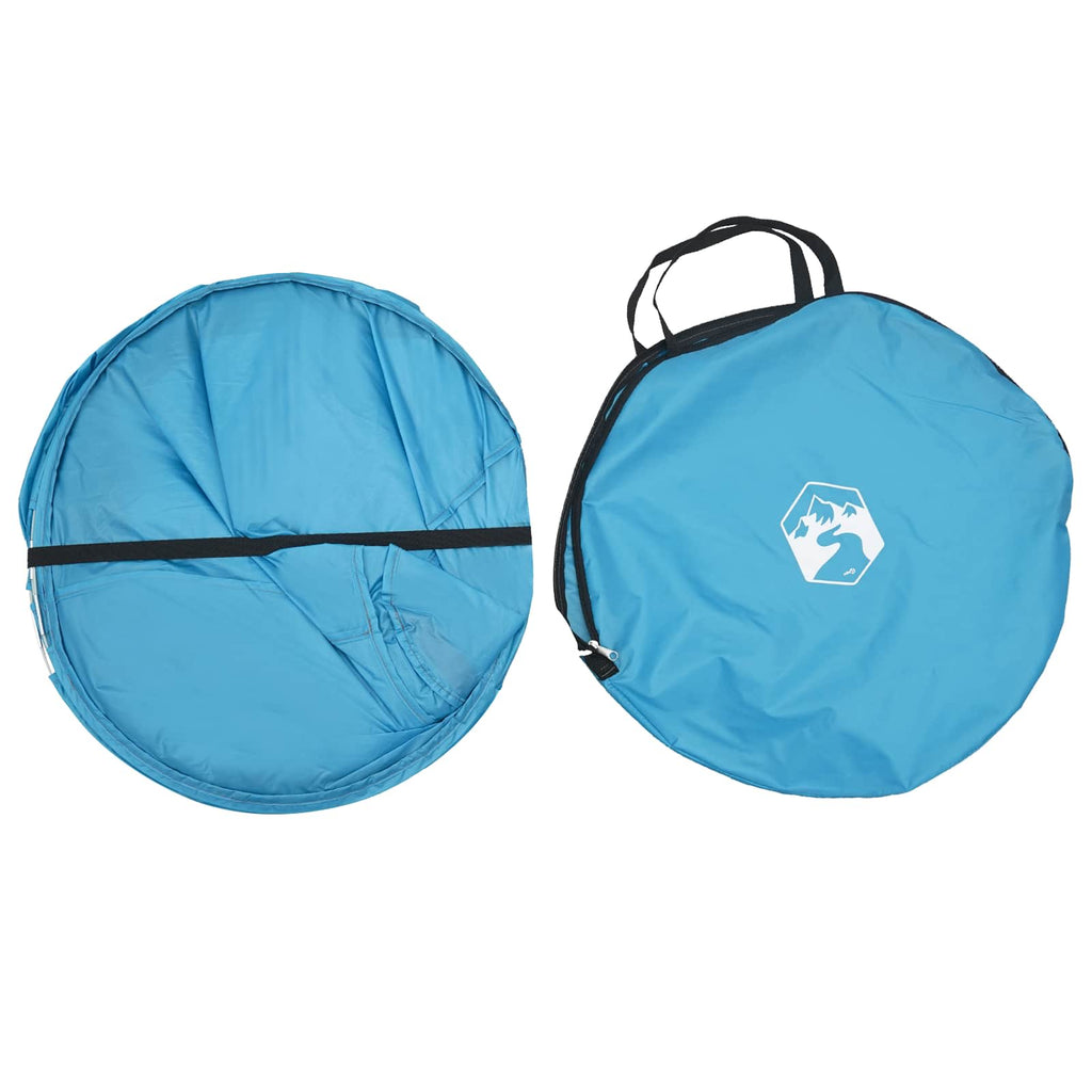 vidaXL Namiot Toaletowy z Wieszakiem niebieski 97 x 126 cm