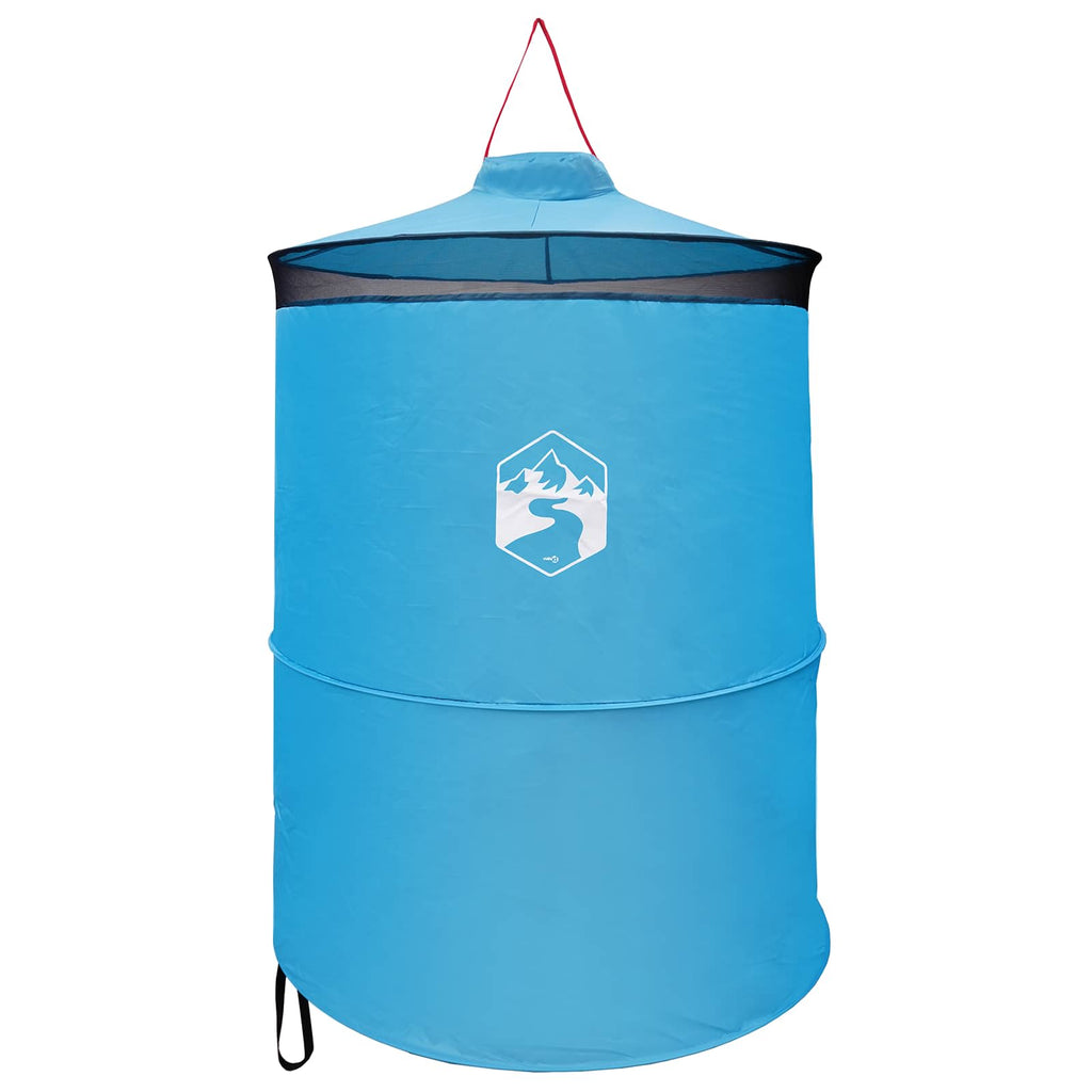 vidaXL Namiot Toaletowy z Wieszakiem niebieski 97 x 126 cm