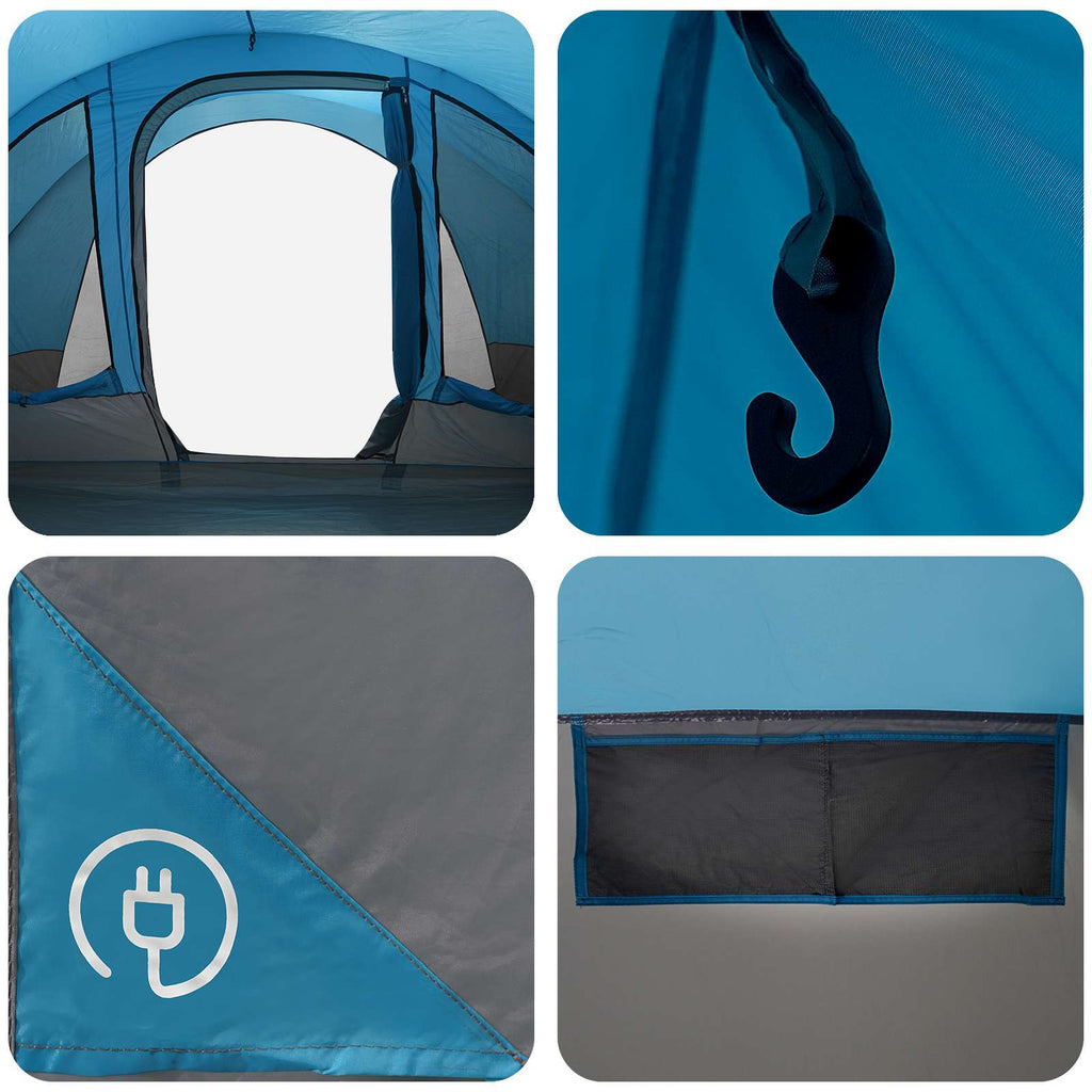 vidaXL Namiot tunelowy niebieski 560 x 395 x 212 cm