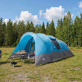 vidaXL Namiot tunelowy niebieski 560 x 395 x 212 cm
