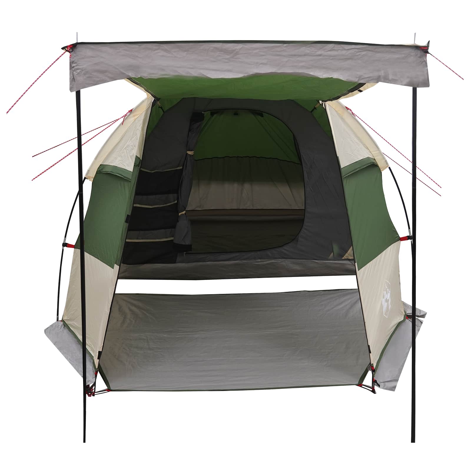 vidaXL Namiot tunelowy zielony 390 x 215 x 152 cm