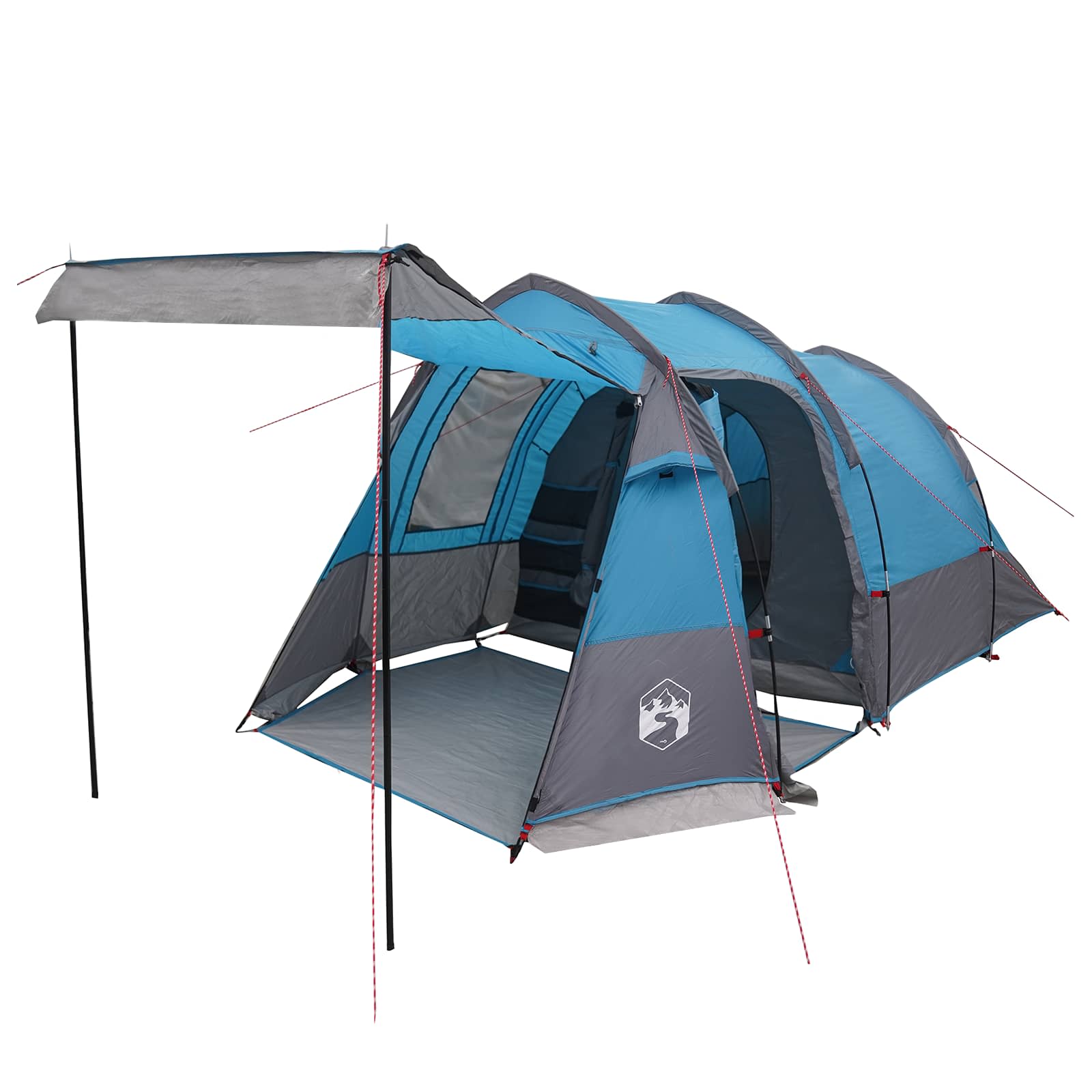 vidaXL Namiot tunelowy niebieski 390 x 215 x 152 cm