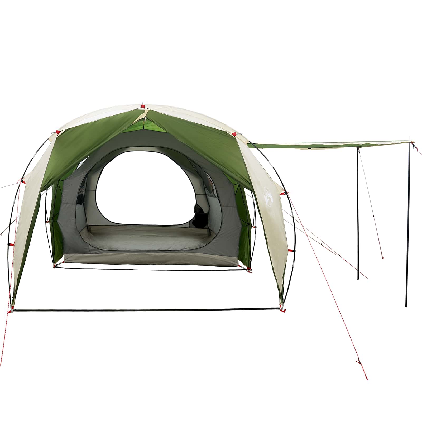 vidaXL Namiot tunelowy Zielony 382 x 262 x 214 cm