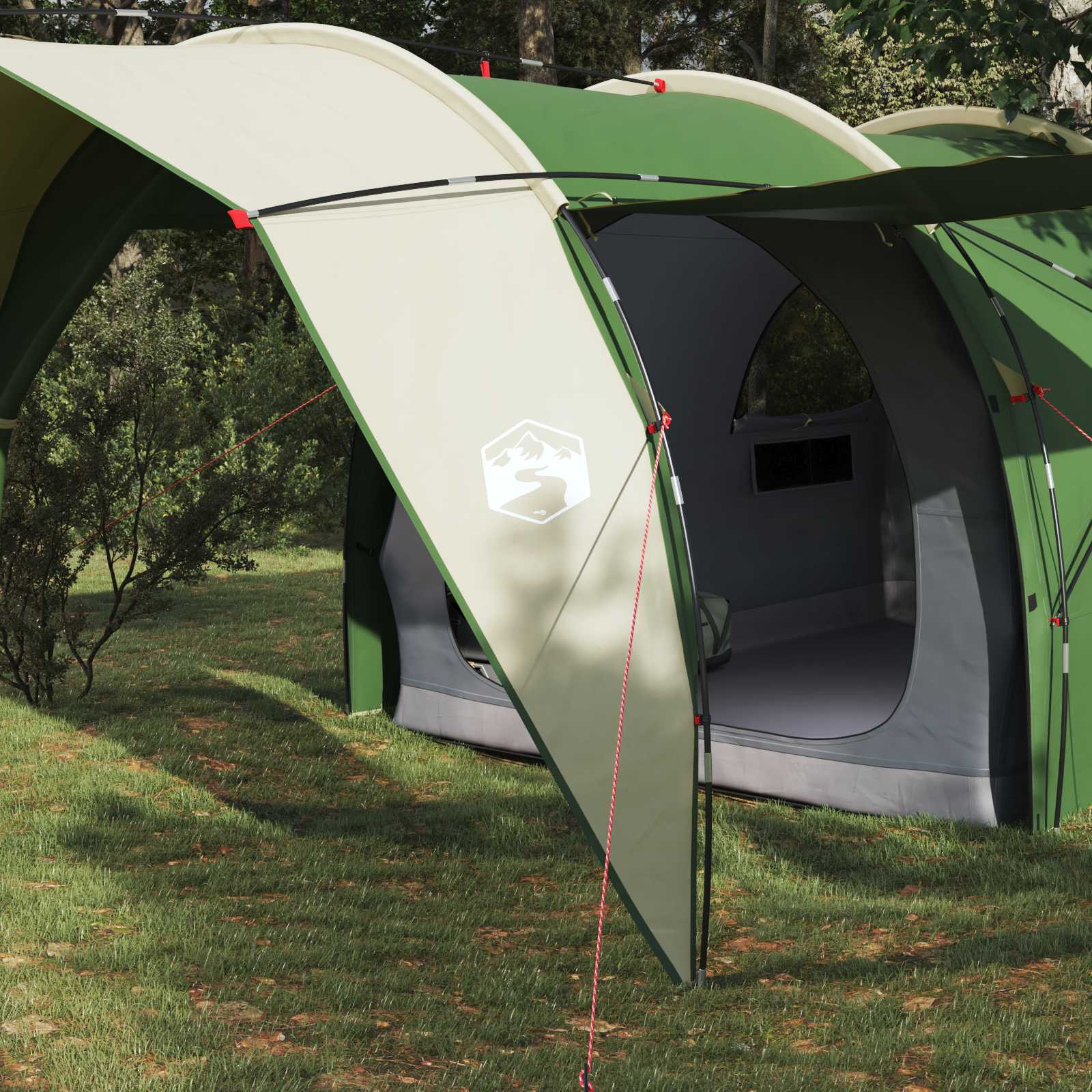 vidaXL Namiot tunelowy Zielony 562 x 265 x 216 cm