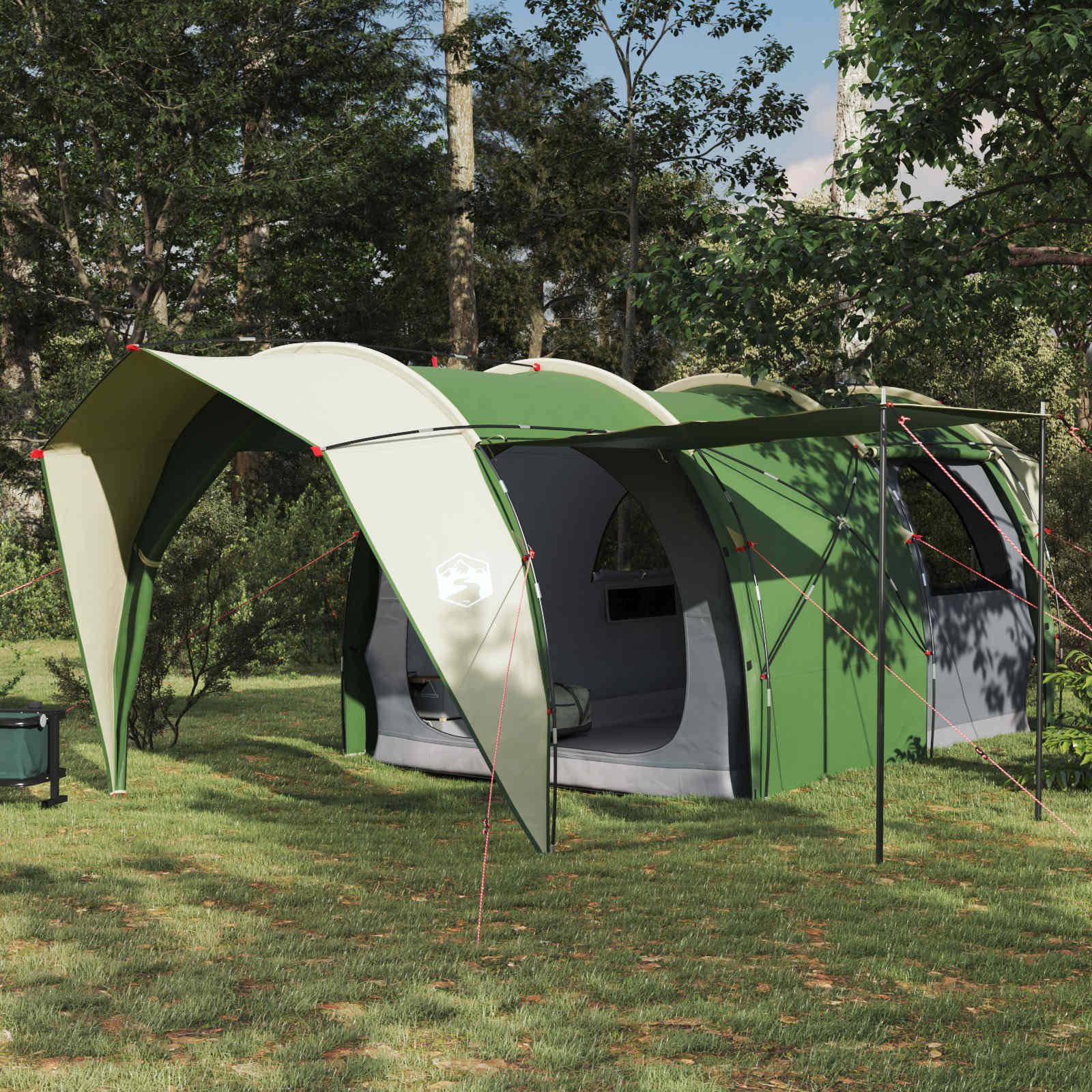 vidaXL Namiot tunelowy Zielony 562 x 265 x 216 cm