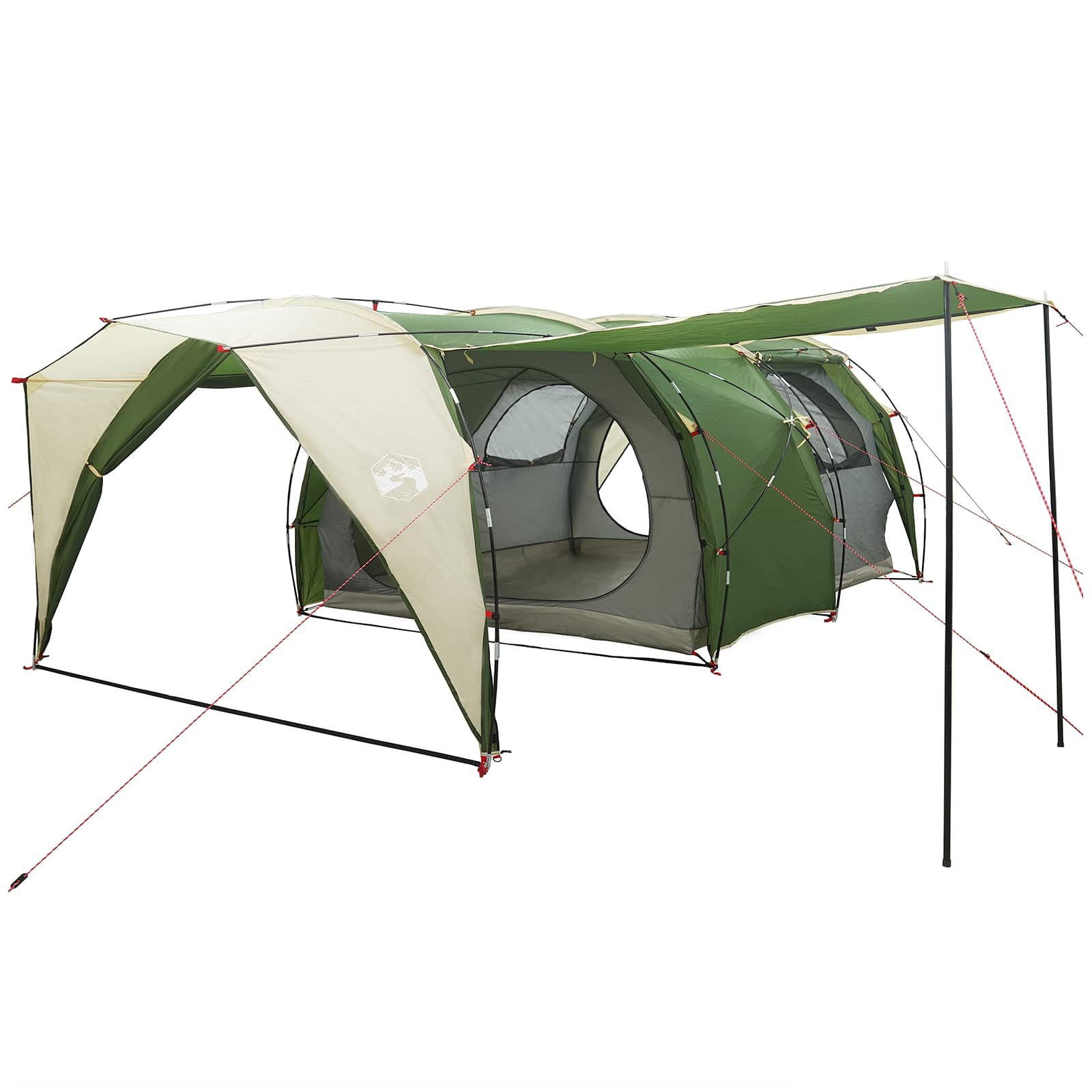 vidaXL Namiot tunelowy Zielony 562 x 265 x 216 cm