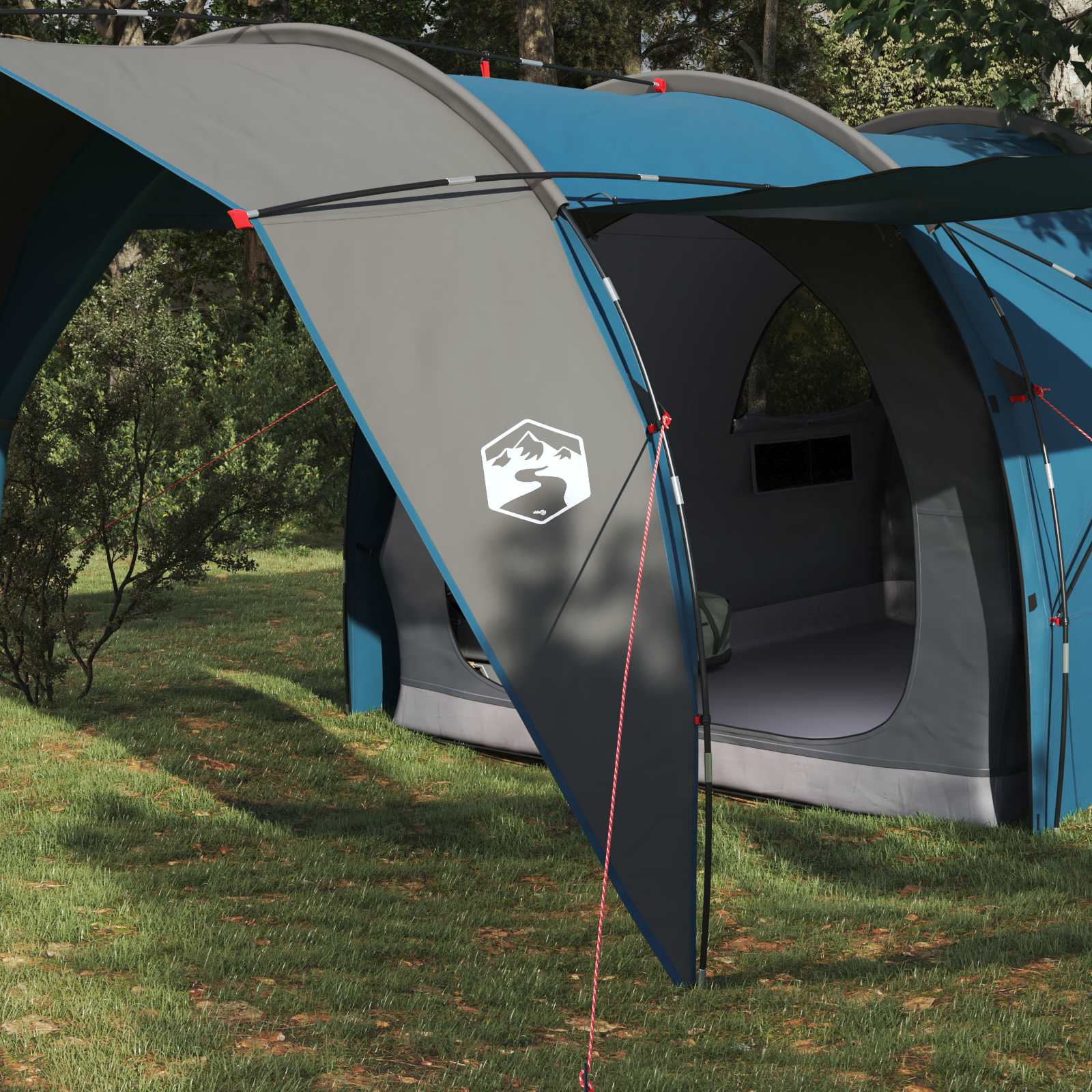 vidaXL Namiot tunelowy Niebieski 562 x 265 x 216 cm