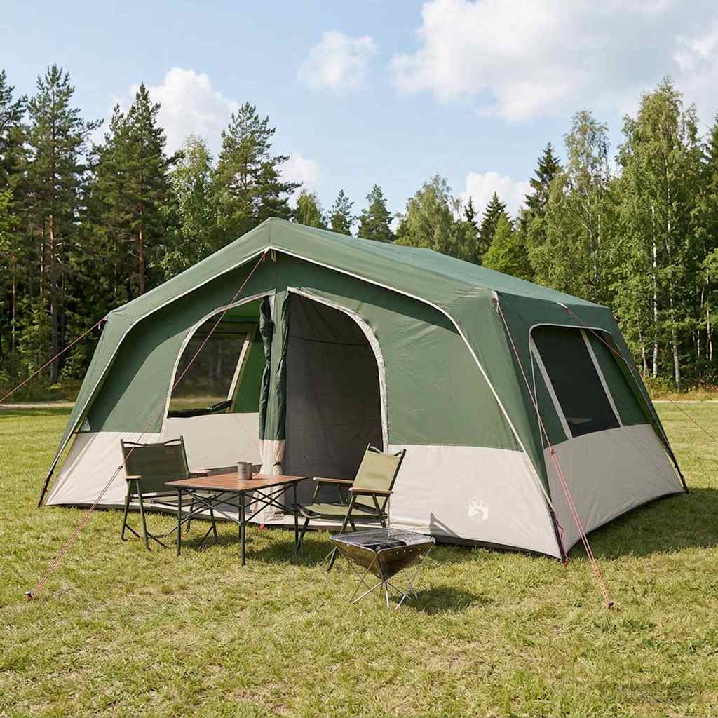 vidaXL Namiot rodzinny zielony 533 x 312 x 230 cm