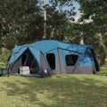 vidaXL Namiot rodzinny Niebieski 610 x 610 x 210 cm