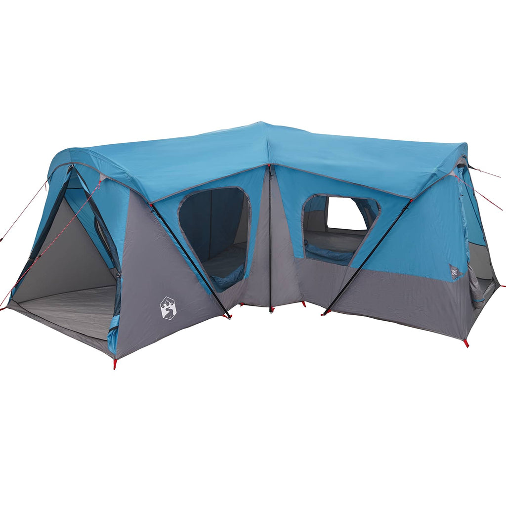 vidaXL Namiot rodzinny Niebieski 610 x 610 x 210 cm