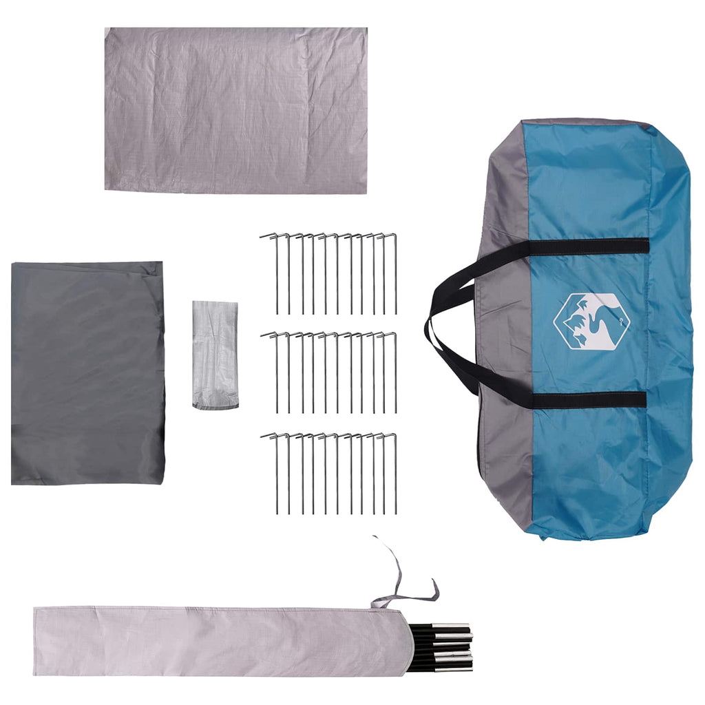 vidaXL Namiot tunelowy niebieski 675 x 392 x 210 cm