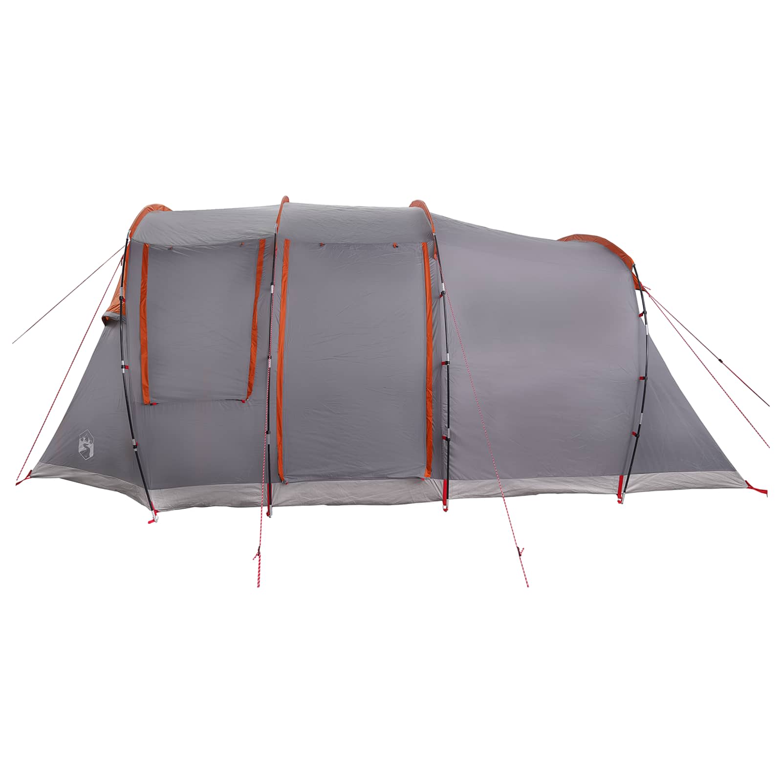 vidaXL Namiot tunelowy Szary i pomarańczowy 505 x 330 x 204 cm