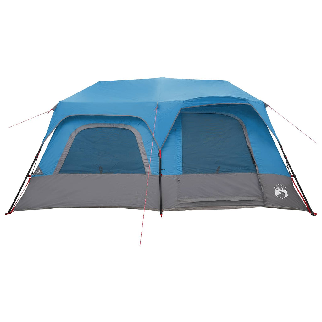 vidaXL Namiot Instant niebieski 10-osobowy Polyester 185T z powłoką PU