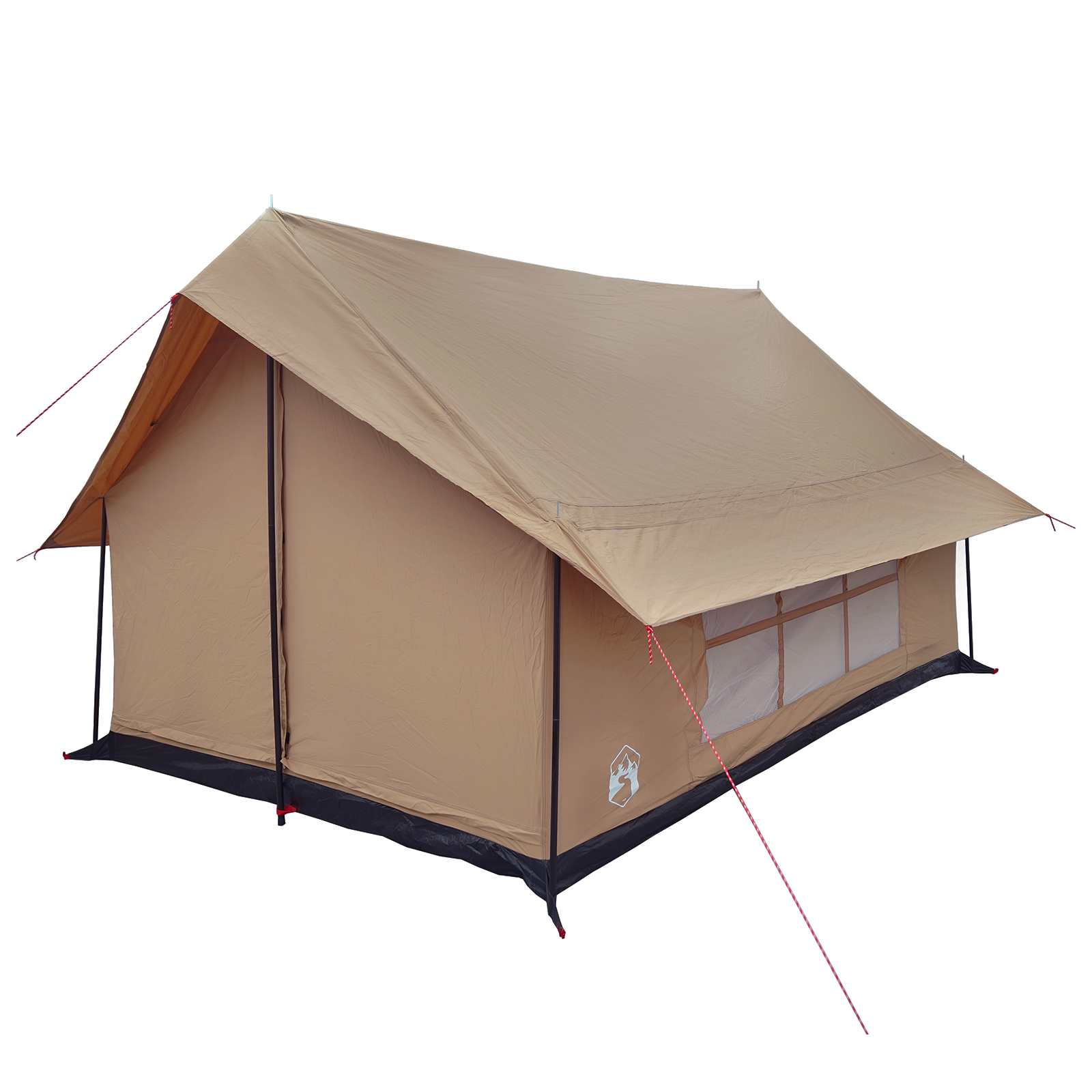 vidaXL Namiot domek brązowy 340 x 246 x 210 cm Polibawełna