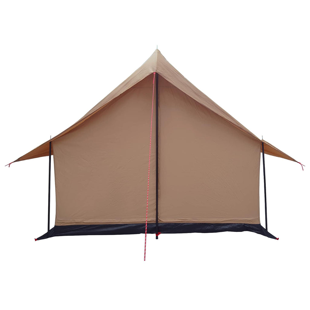 vidaXL Namiot domek brązowy 340 x 246 x 210 cm Polibawełna