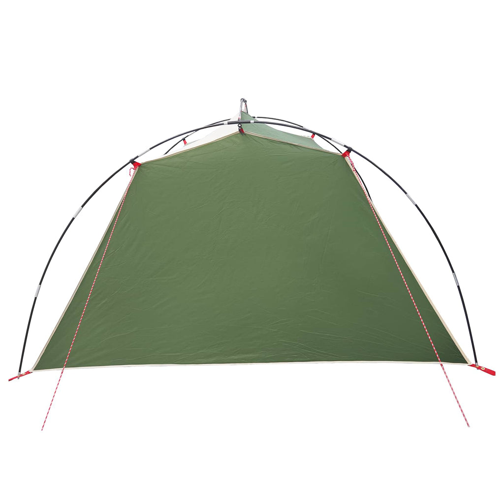 vidaXL Namiot tunelowy zielony 4-osobowy Polyester 185T z powłoką PU