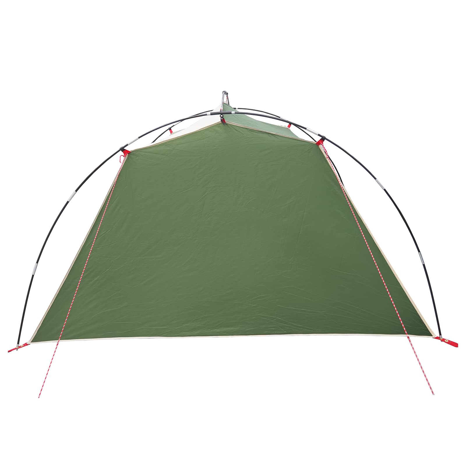 vidaXL Namiot tunelowy zielony 4-osobowy Polyester 185T z powłoką PU
