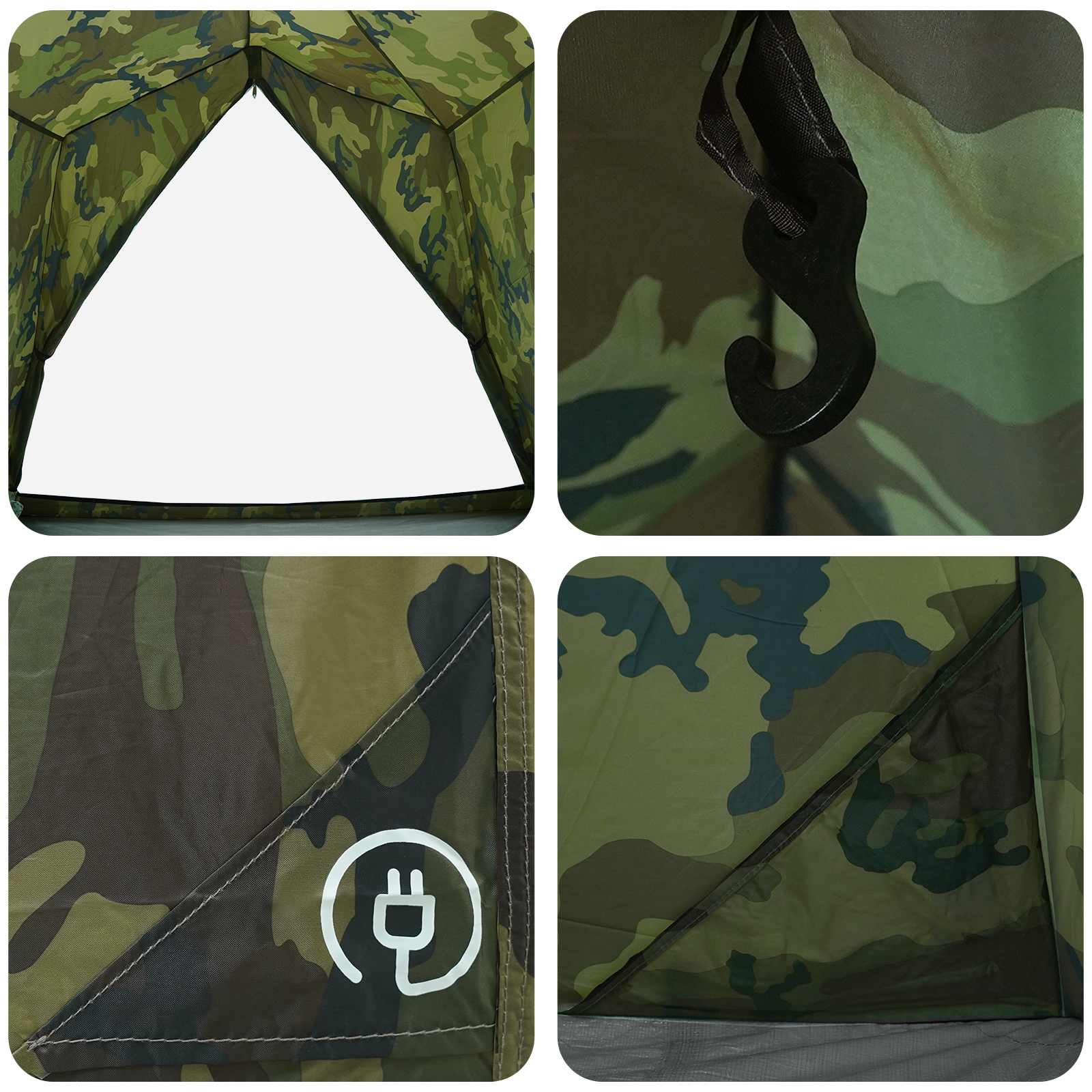 vidaXL Namiot tunelowy Moro 2-osobowy Polyester 185T z powłoką PU