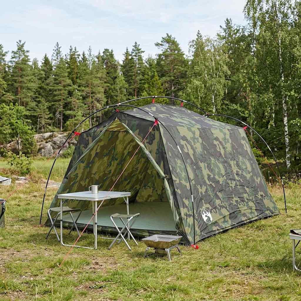 vidaXL Namiot tunelowy Moro 2-osobowy Polyester 185T z powłoką PU