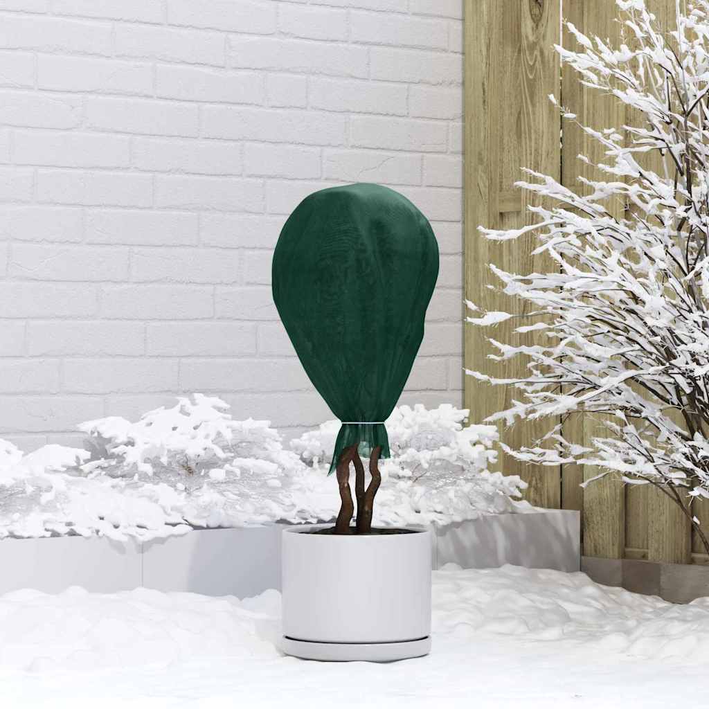 vidaXL Fleece Ochronny dla Roślin Przed Mrozem Zielony 100 x 1,6 m