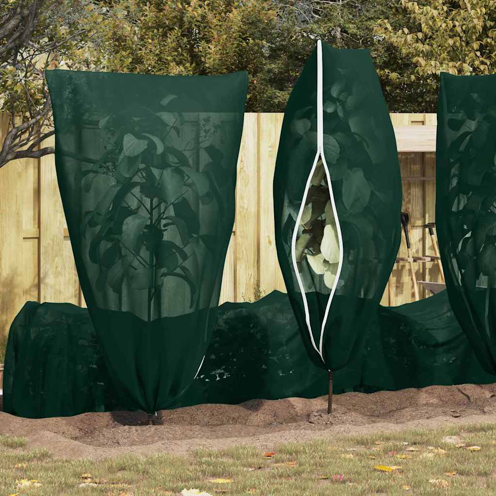 vidaXL Osłony Fleece dla Roślin Przed Przymrozkami 5 pcs Zielony