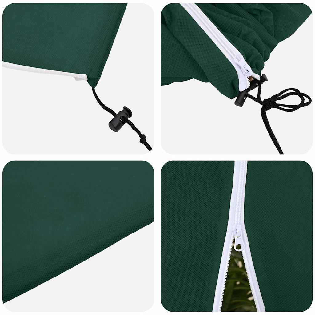 vidaXL Osłony Fleece dla Roślin Przed Przymrozkami 5 pcs Zielony