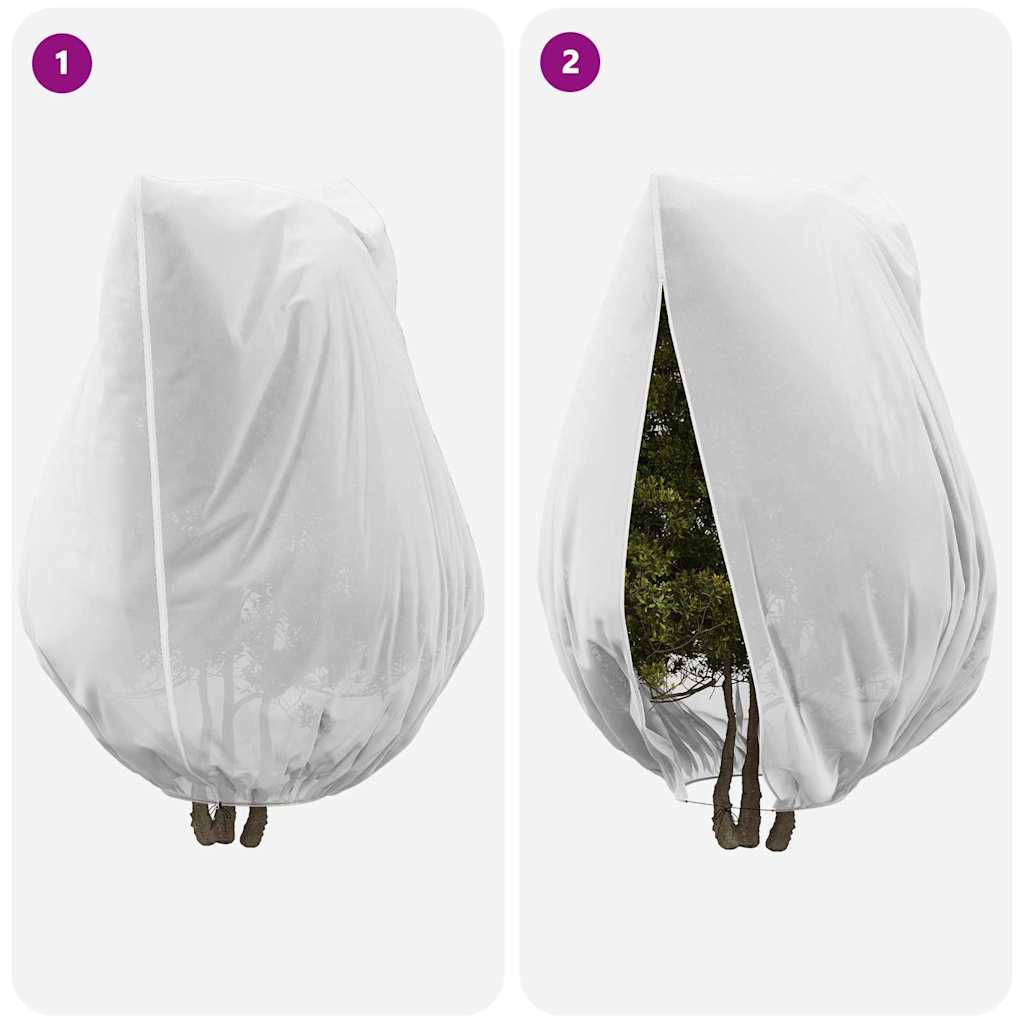 vidaXL Osłony Fleece dla Roślin Przed Przymrozkami Biały 3,5 x 2,5 m