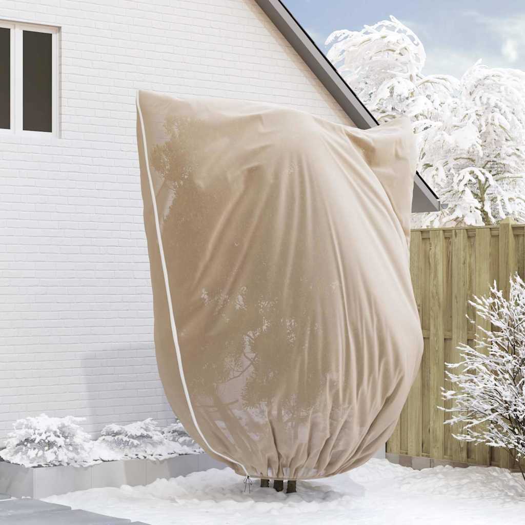 vidaXL Osłony Fleece dla Roślin Przed Przymrozkami Beżowy 3,5 x 2,5 m
