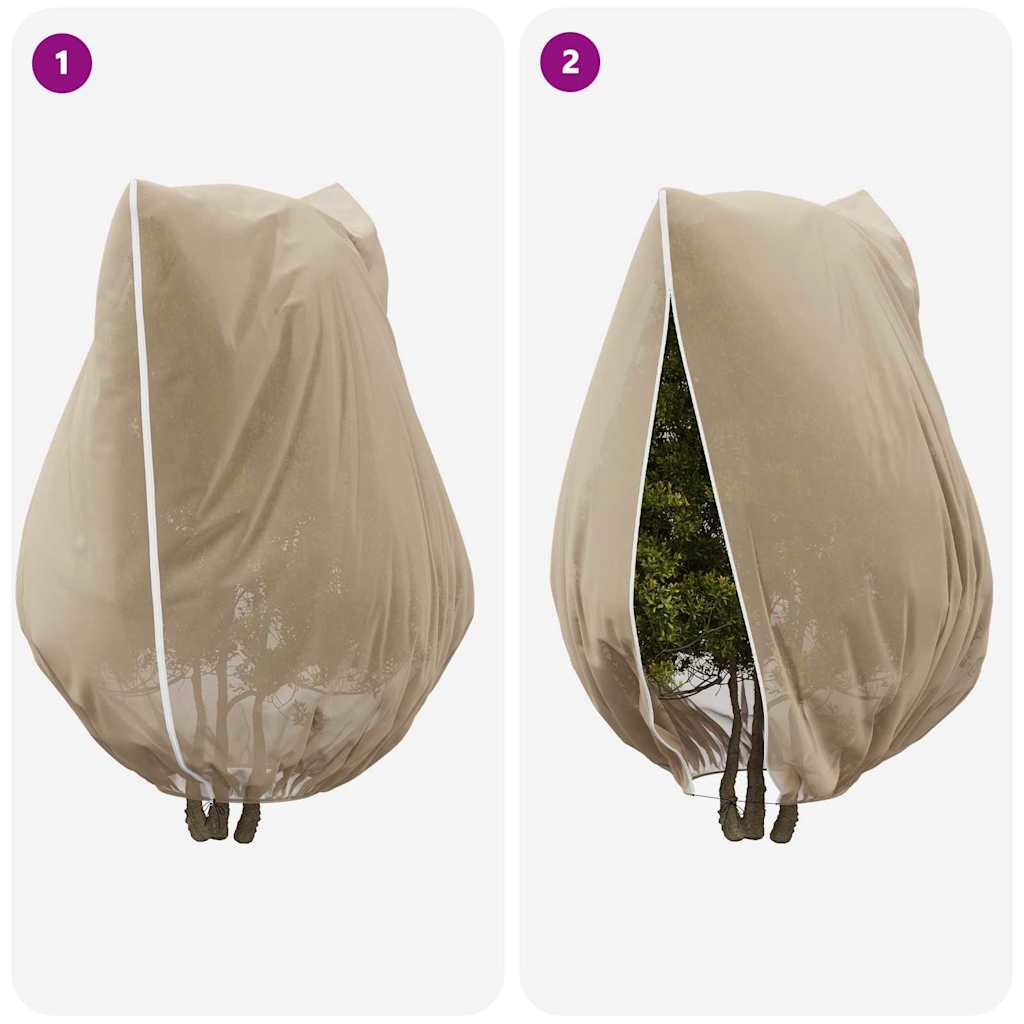 vidaXL Osłony Fleece dla Roślin Przed Przymrozkami Beżowy 3,5 x 2,5 m