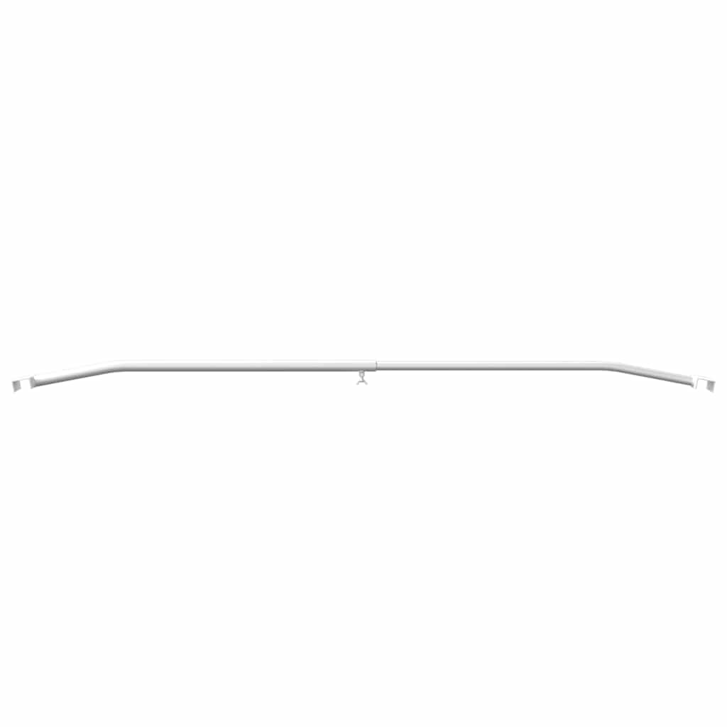 vidaXL Uchwyt na plandekę do przyczep 2 szt. srebrny 102-155 cm